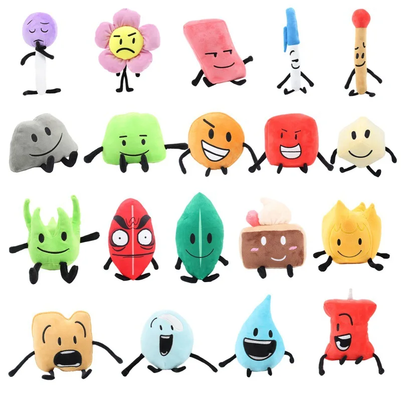 37 estilo batalha para ilha dos sonhos brinquedo de pelúcia bfdi folha fogo flor waterdrop quatro x bolo pirulito boneca de pelúcia presente aniversário do miúdo