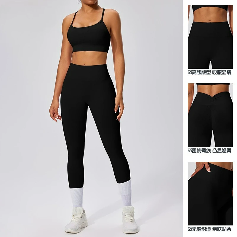 جديد الصلبة سلس عالية الخصر تسع نقاط السراويل مطوي الورك رفع سراويل رياضية المرأة اليوغا السراويل الرياضية طماق