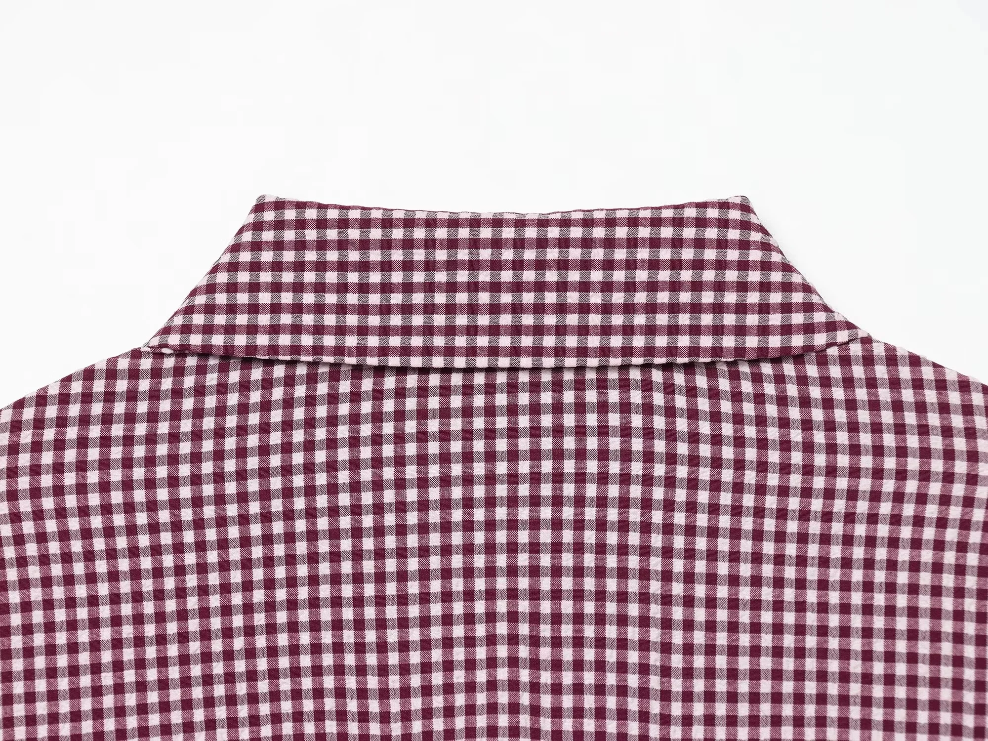 BSAY Damenmode Kariertes Hemd 2026 Frühling Neu College-Stil Revers Langarm Blusen Einreihig Schicke Damen Oberteile Mujer – Detail 9