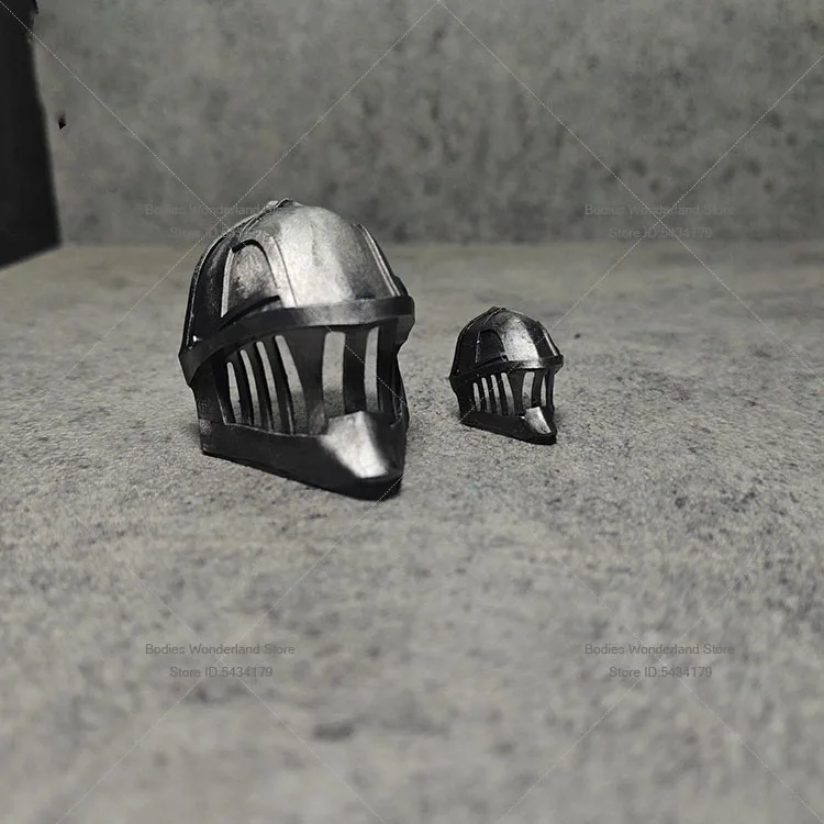 In Stock 1/6 1/12 Scale Soldier Accessories Mini Helmet Mask Medieval Roman Helmet For 6inch 12inch Action Figure Doll - view 6