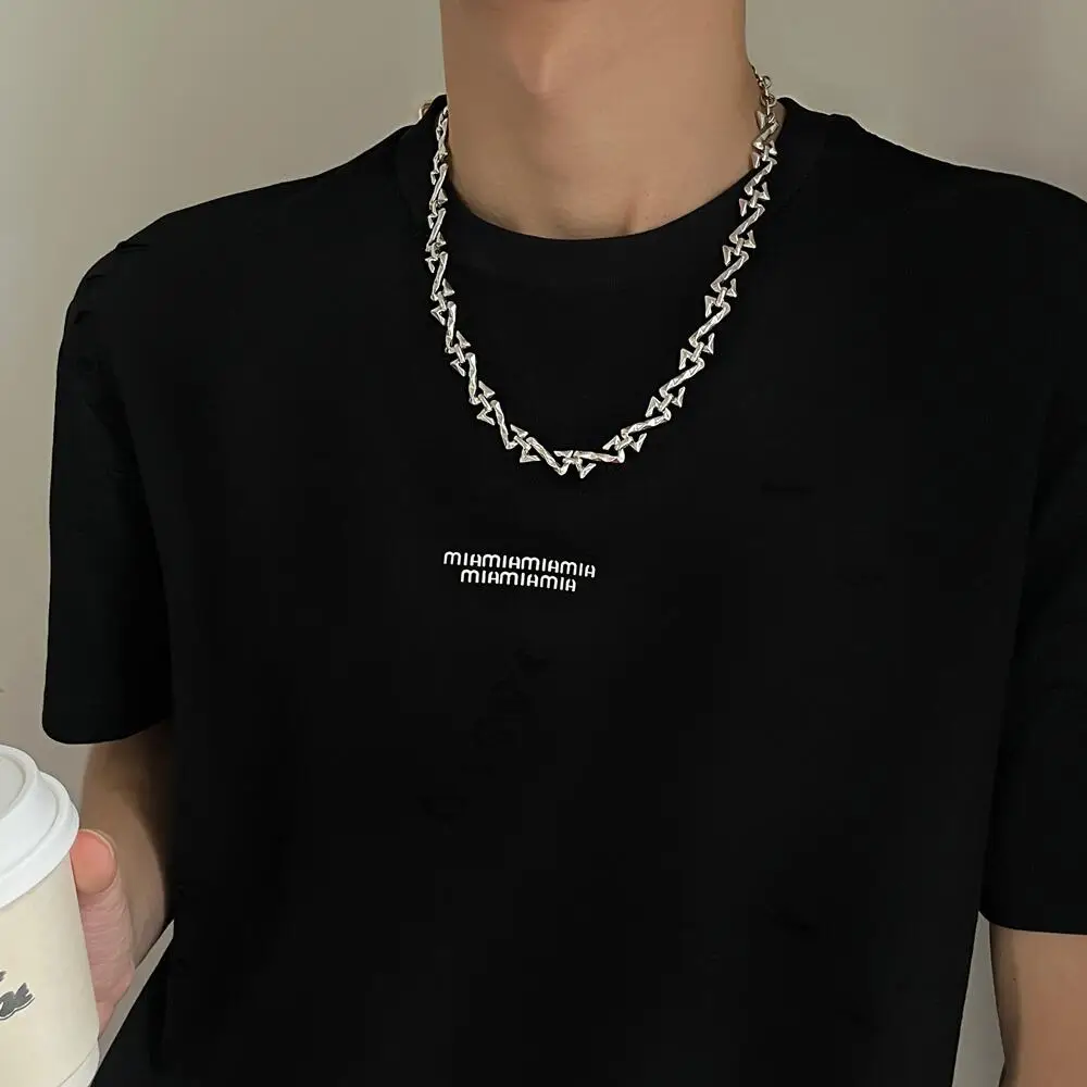 Hip Hop Letter Z Choker Necklace For Men Women Trend Collar Chain Charm Kpop Neck Jewelry Punk Male Accessories Wholesale