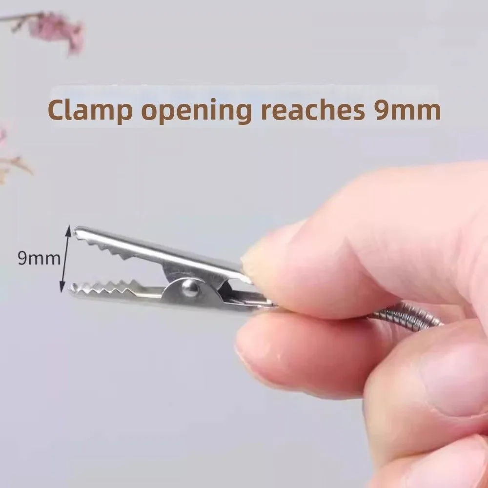 

10Pcs Multifunctional Double-ended Incense Clip Adjustable Metal Broken Incense Clip Flexible Heat-resistant