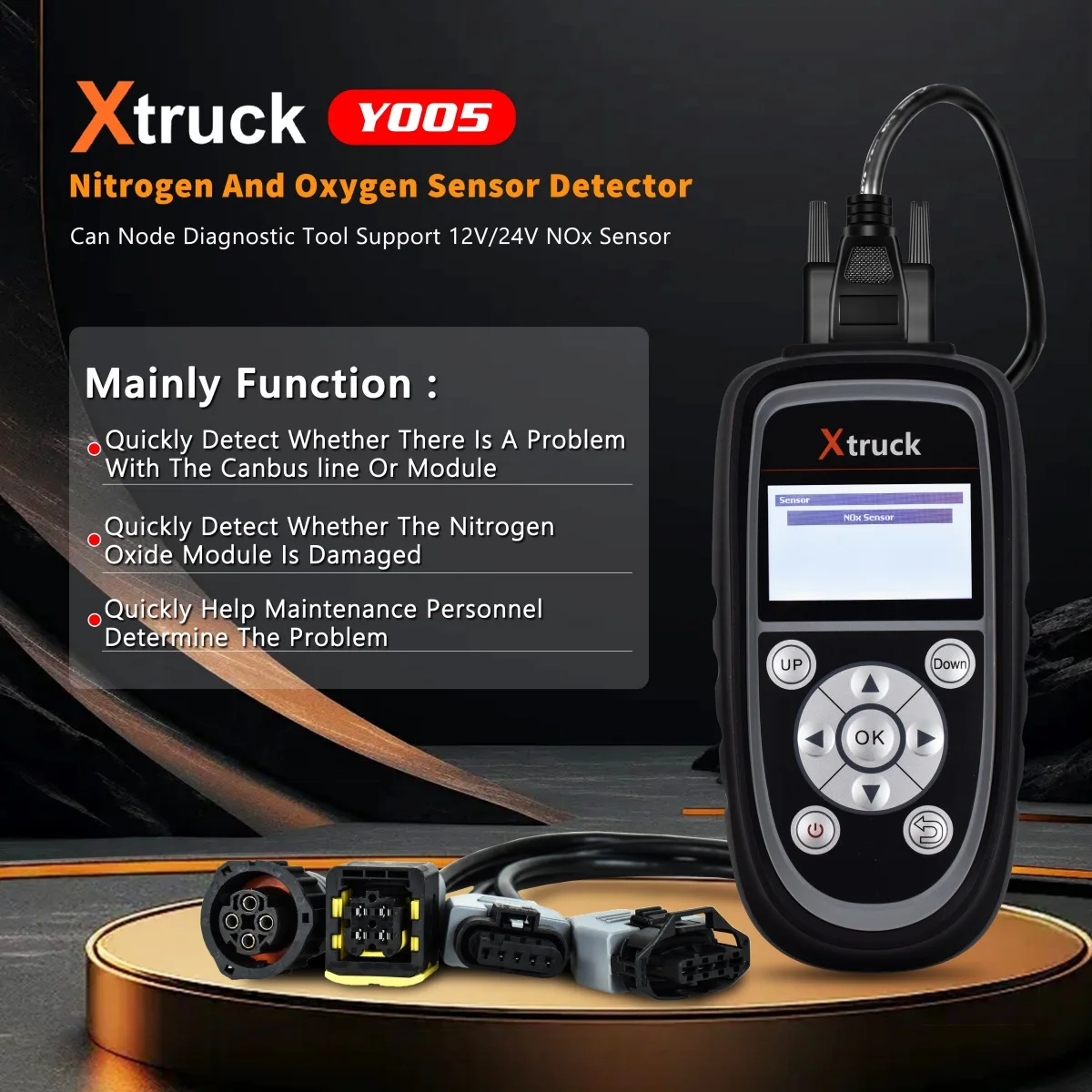 

XTRUCK Y005 Automotive Beacon Machine SCR802 Urea Nozzle Pump Diagnostic Tools Auto Repair Diesel Nox Sensor Tester