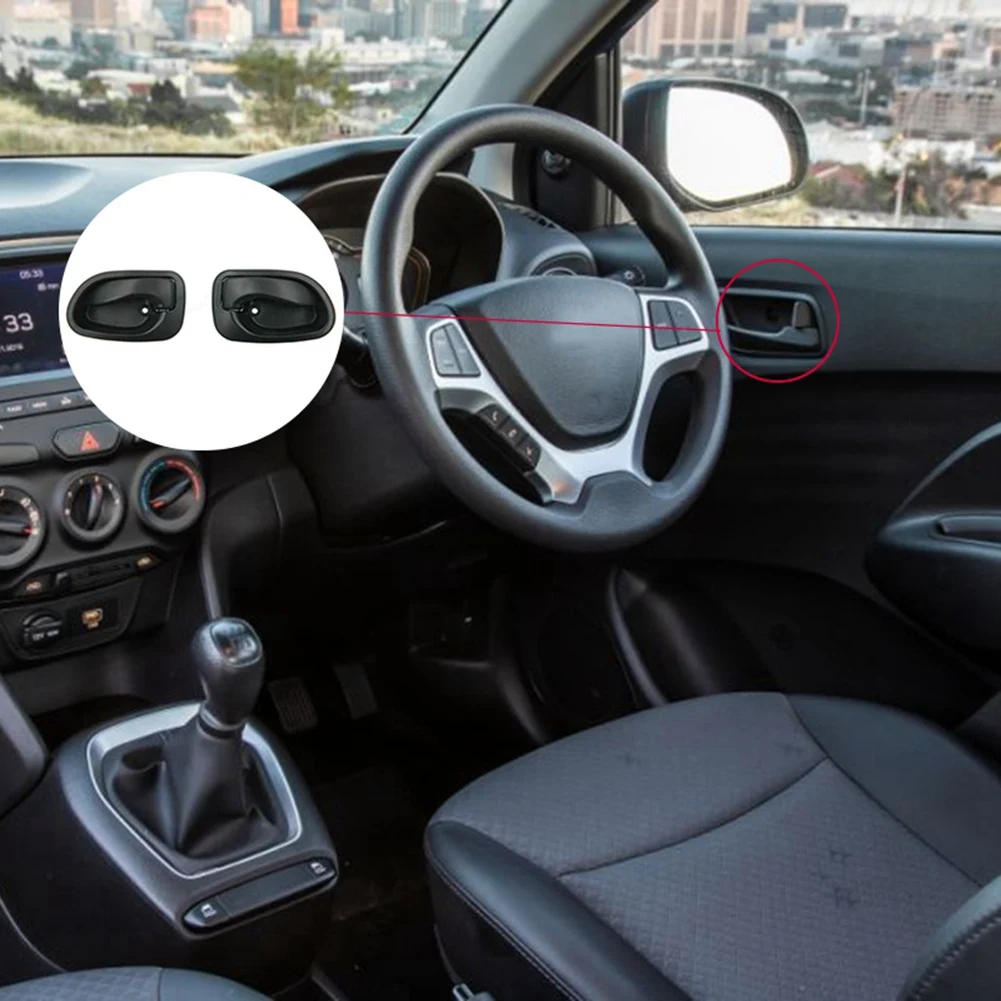 

2 шт. передняя левая и правая внутренняя дверная ручка автомобиля для HYUNDAI ATOS 97-05 82610-22000 82620-22000