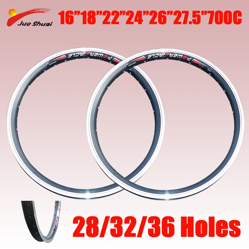 28/32/36 Holes Bicycle Rim for Mountain Road Bike 16\