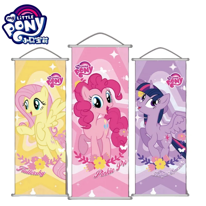 New My Little Pony Hanging Picture Cartoon Pinkie Pie Two-dimensional Poster Anime Peripherals Girls' Holiday Gifts