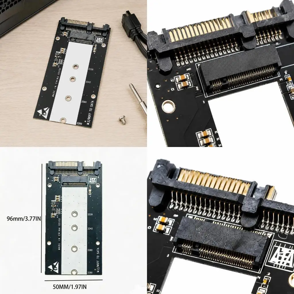 M.2 Storage Bridge Board with Dedicated Module Mounting Positions, Standard Computer Storage Connection, and No 896C