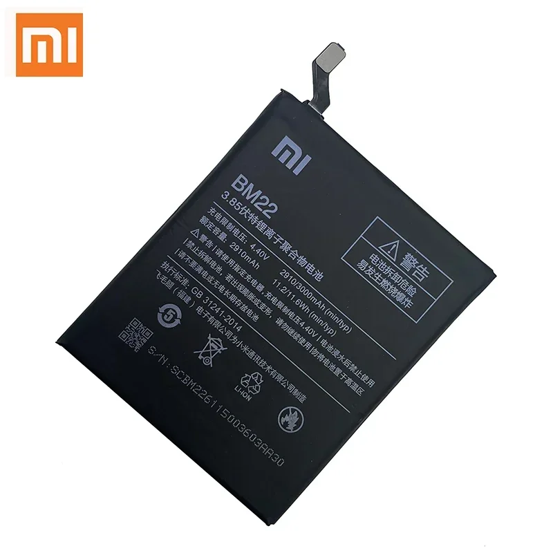 Xiao Mi Original Battery BM22 Full 3000mAh for Xiaomi Mi 5 Mi5 M5 High Quality Phone Replacement Batteries + Free Tools