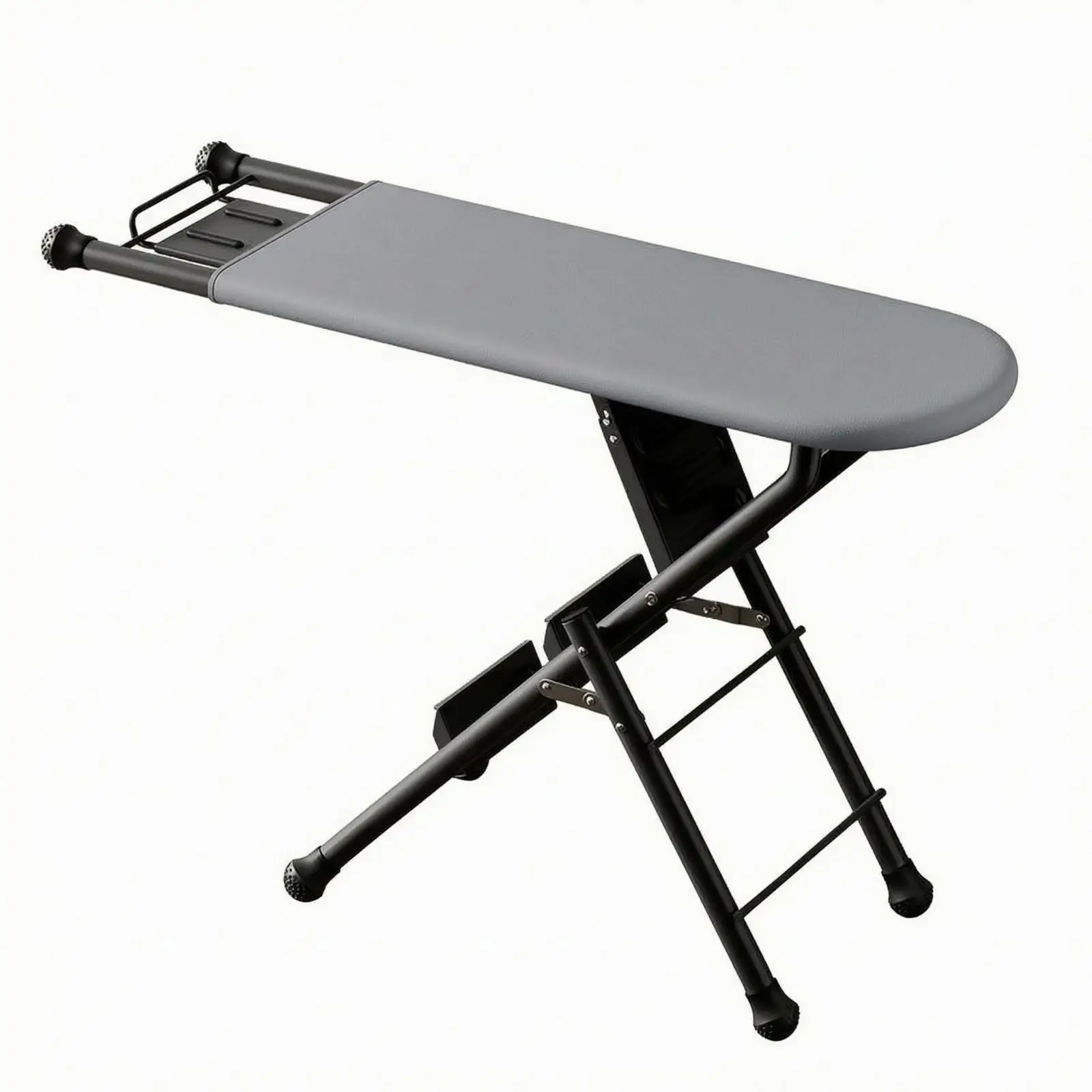 Compact Folding Ironing Board with Sturdy Step Ladder Carbon Steel Construction for Small Spaces and Tall Storage Areas
