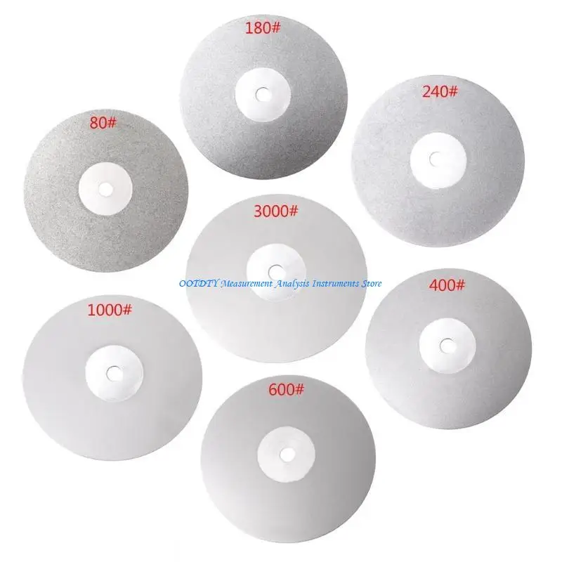 

367D 6Inch Grit 80-3000 Diamond Coated Flat Lap Wheel Jewelry Grinding Polishing Disc