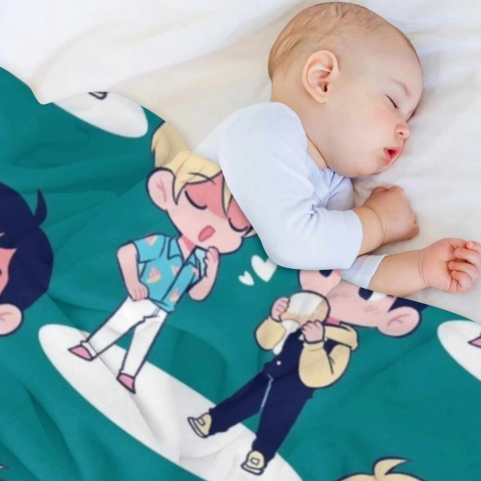 بطانية رمي الإعدادية x كيفن قيلولة سرير صيفي بطانيات مخصصة للسرير #5