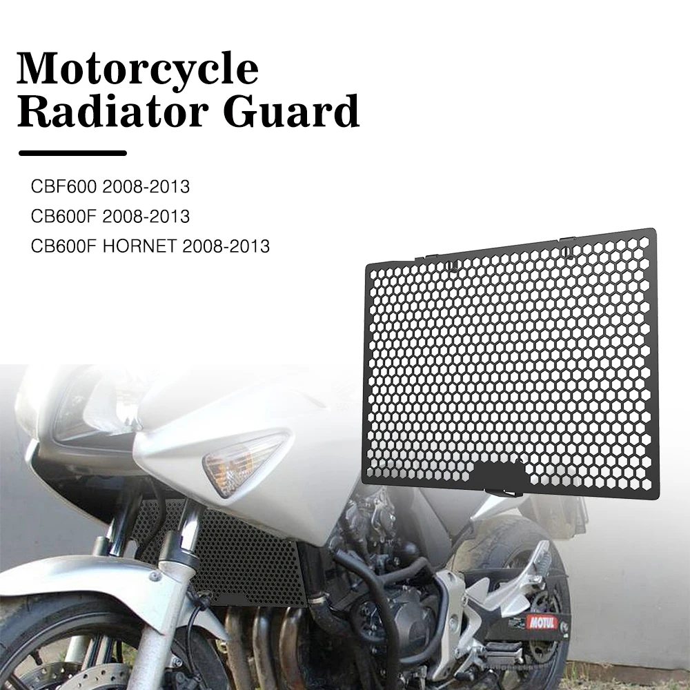 

Крышка радиатора для мотоцикла HONDA CBF600 CB600F Hornet 2008-2013 CBF 600 CB600 600F, Защита радиатора