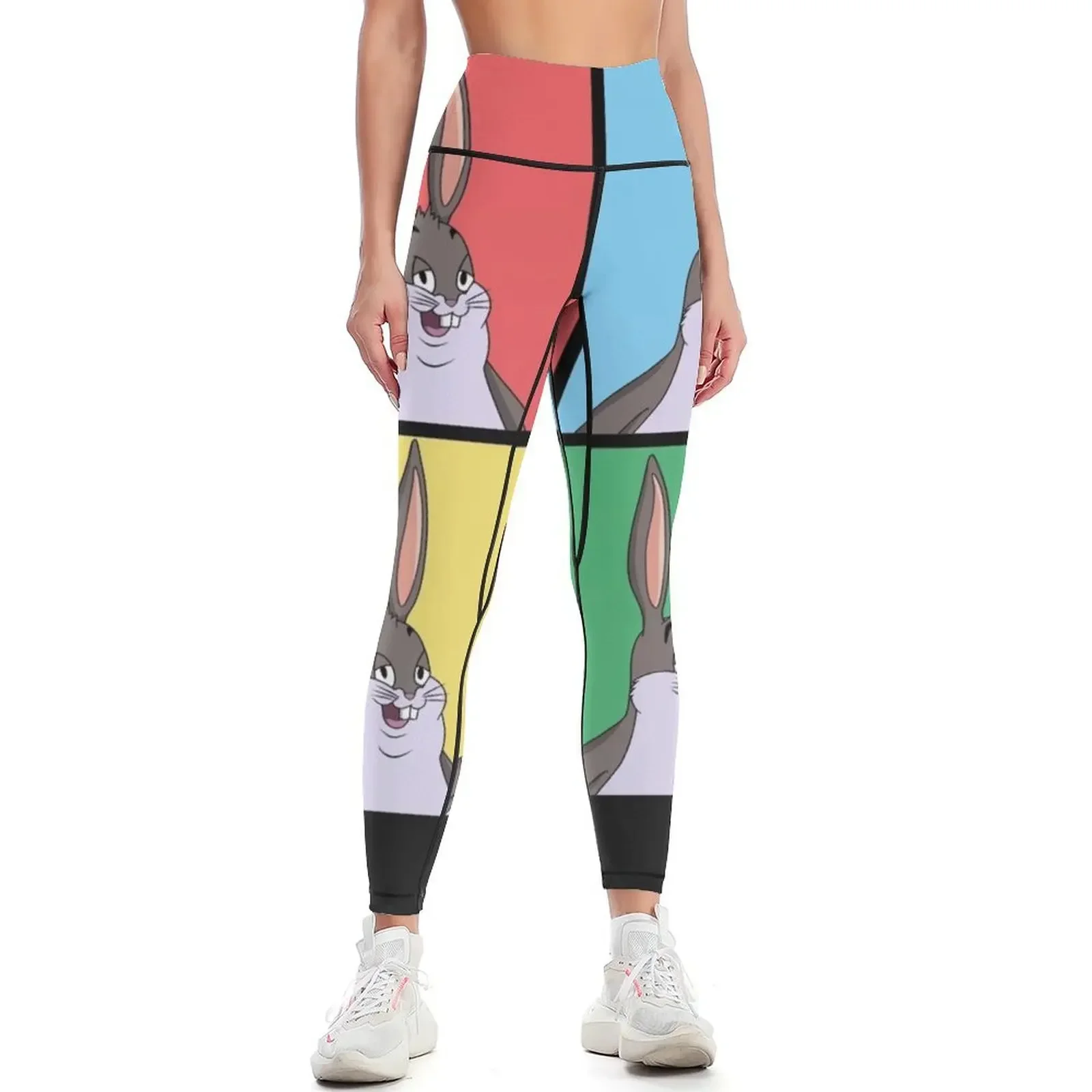 

Big Chungus Cover Leggings Women's sportswear Sports pants woman Women's trousers Tight fitting woman Womens Leggings