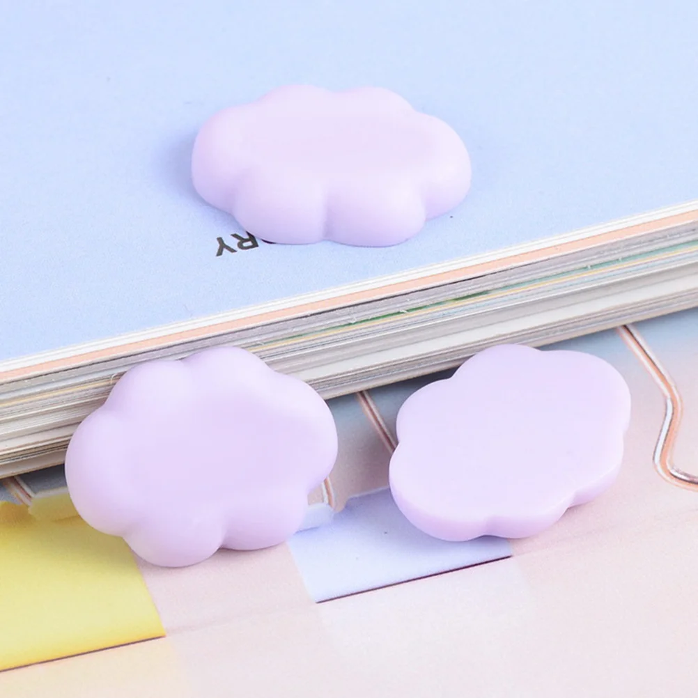 100 stuks Cartoon Cloud Accessoires Hars DIY voor Smartphone Etui Zacht Niet Giftig Leuke Cloud DIY Decoratie