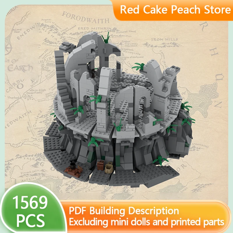 Ring Movie Model MOC Building Bricks Military Peak Observation Deck Modular Technology Gifts Holiday Assemble Children Toys Suit