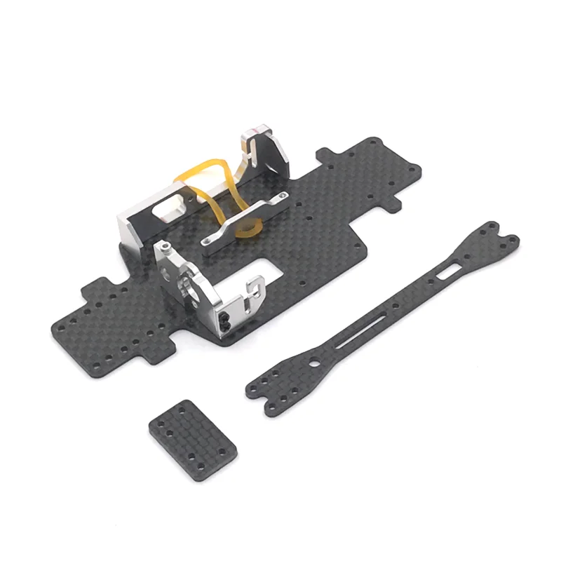 Metal Upgrade Carbon Fiber Base Plate Motor Mount Battery Mount FOR WLtoys 284131 K969 K979 K989 K999 P929 P939 RC Car Parts