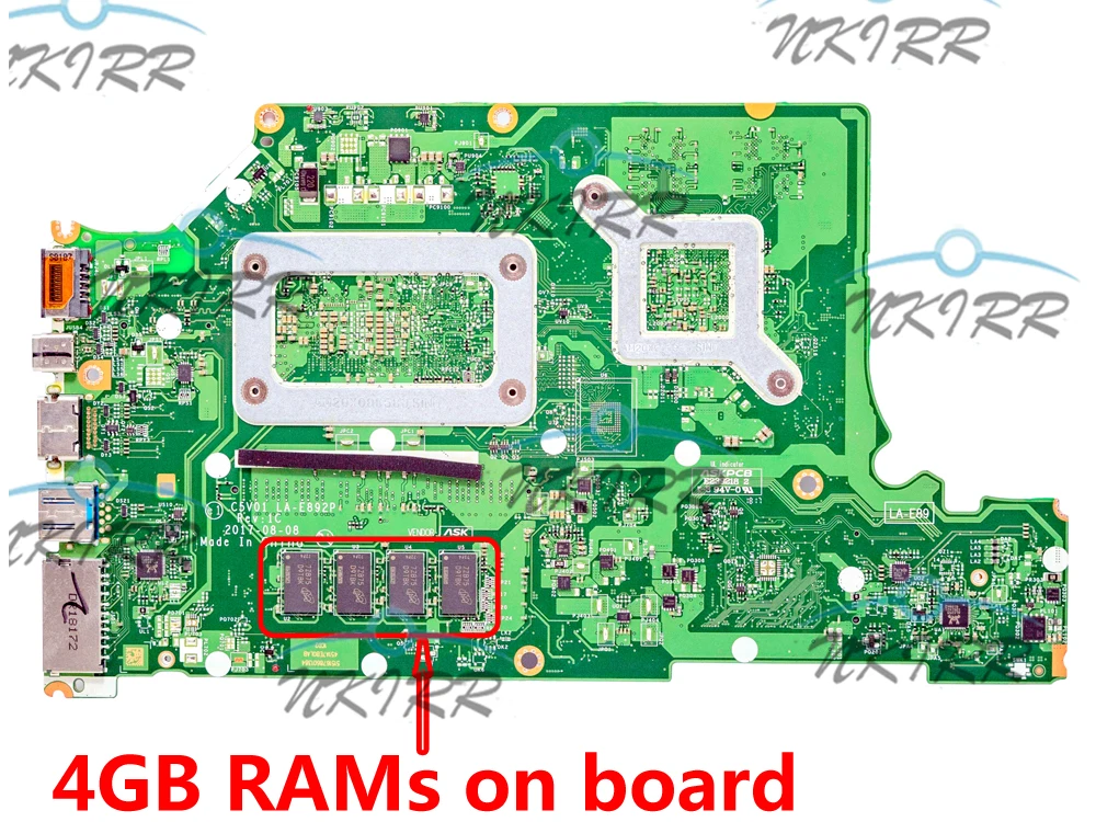 Imagem -02 - Placa-mãe para Nitro 2g i7 i5 La-e892p Nbqt011001 Nbgvl11005 Nbgpc11008 A51551g An51531 A315-53g N17c4 A615-51g Mx150 Mx130