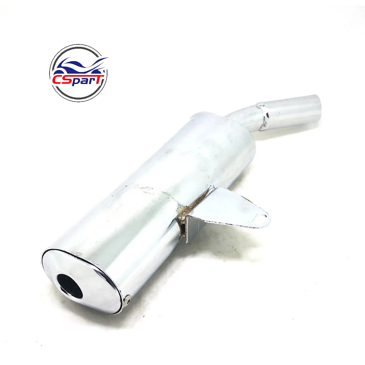 Silencer Muffler Pipe For 50 Exhaust System Junior Senior Mini SX PRO LC SILVER