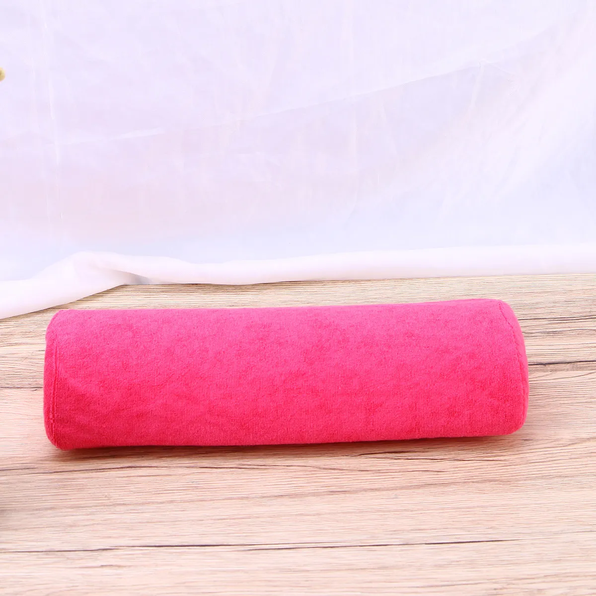Light Purple Foldable Washable Wrist Cushion Nail Pillow Stable Support Manicure Hand Pillow for Nail Art Salon Use Portable