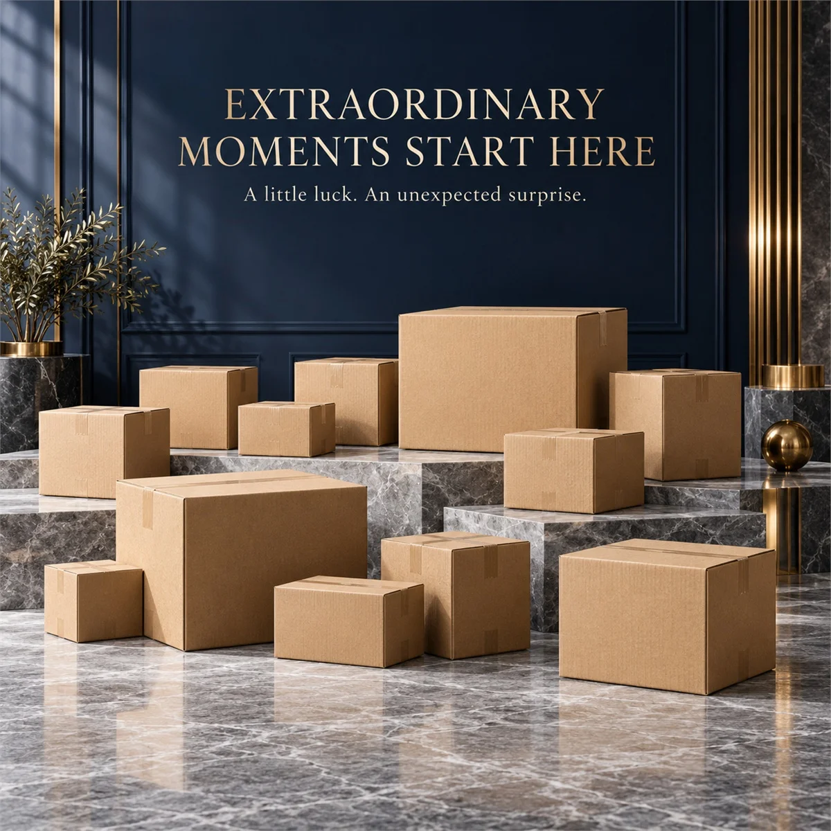 Natural Kraft Gift & Shipping Box, Thoughtful Packaging for Happy Moments and Everyday Giving