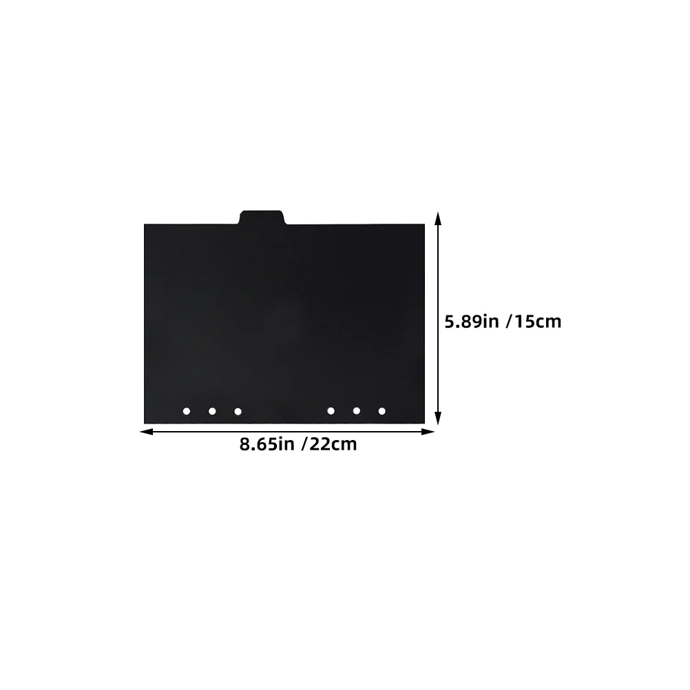 3 مجموعات A5 صفحات الموثق الورقية فواصل قابلة للفصل لمجلدات الحلقة تصنيف علامات الصفحة المفكرة لوازم فواصل الفهرس #2