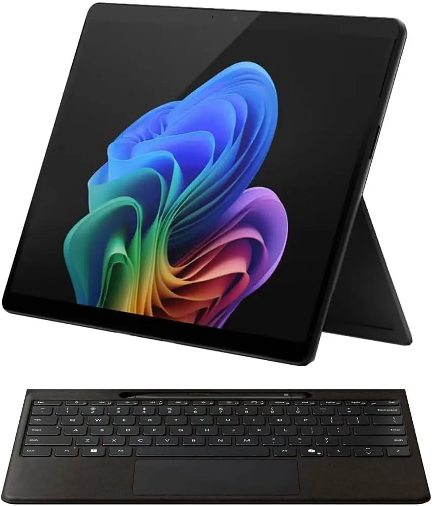 

Microsoft Surface Pro 11 Snapdragon X Elite Laptop Tablet (2024), 13OLED Touchscreen Windows with Surface Pro Keyboard, Black