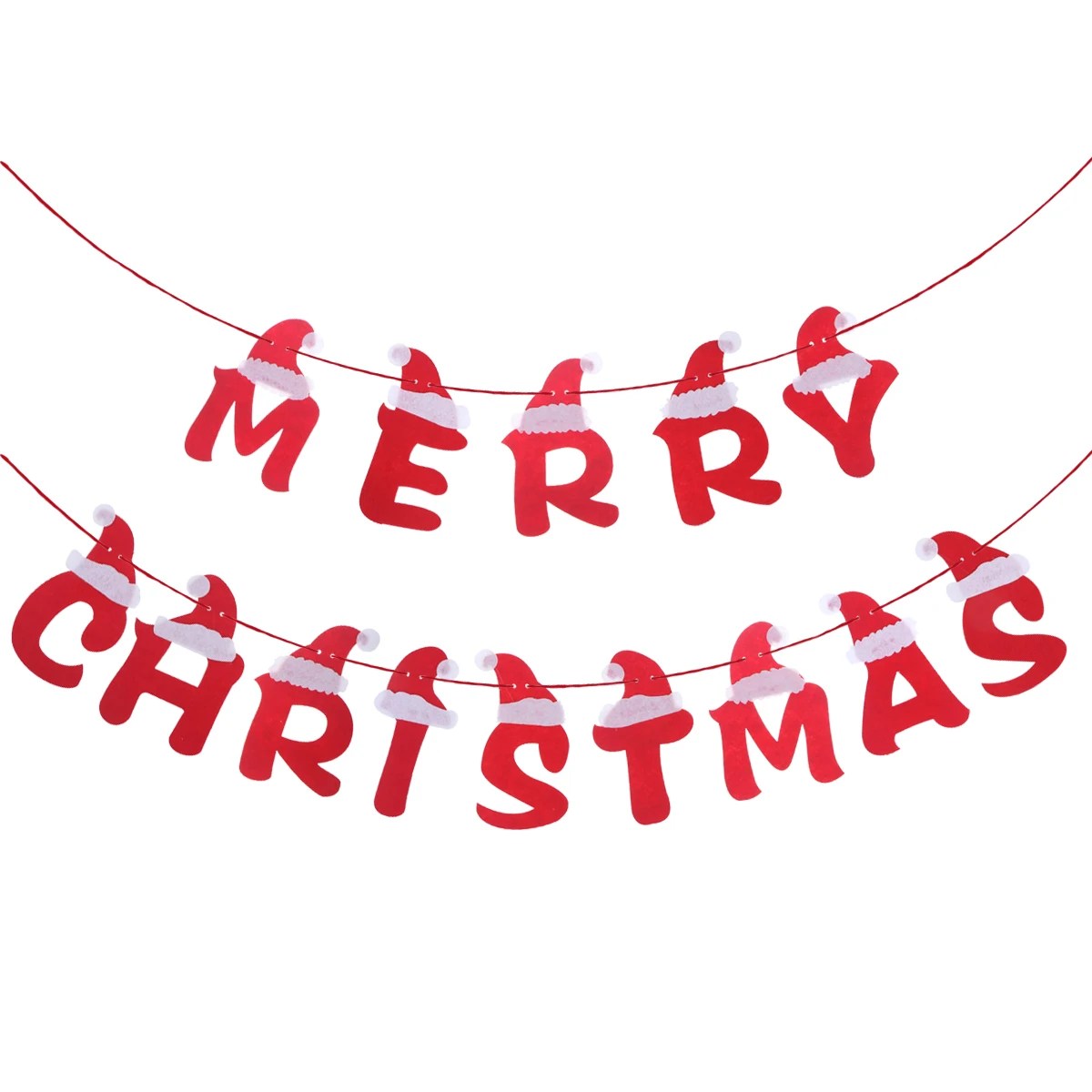 

3 .5 Christmas Stockings Garlands Decorations Wedding Bunting Banner Indoor Banners