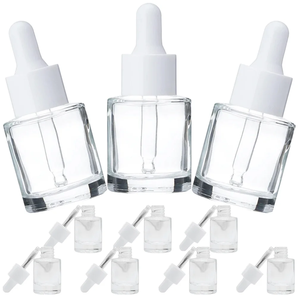 

20Pcs Essential Oil Dropper Bottles Clear Glass Leakproof Refillable Bottles for Travel DIY Aromatherapy Storage