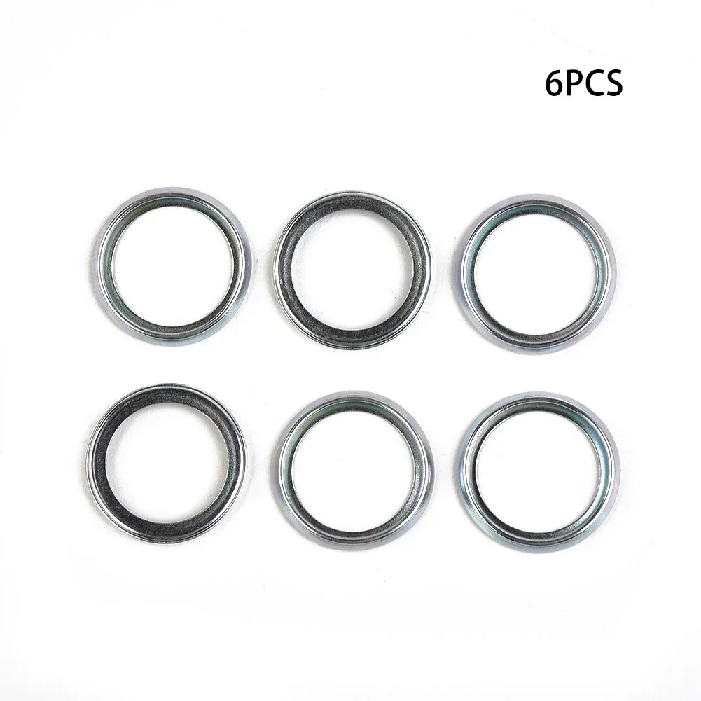 6pcs Oil Drain Plug Crush Washer Gasket Set 16mm 803916010# For Sub-aru- 2011-2018 Auto Replacement Aaccessories