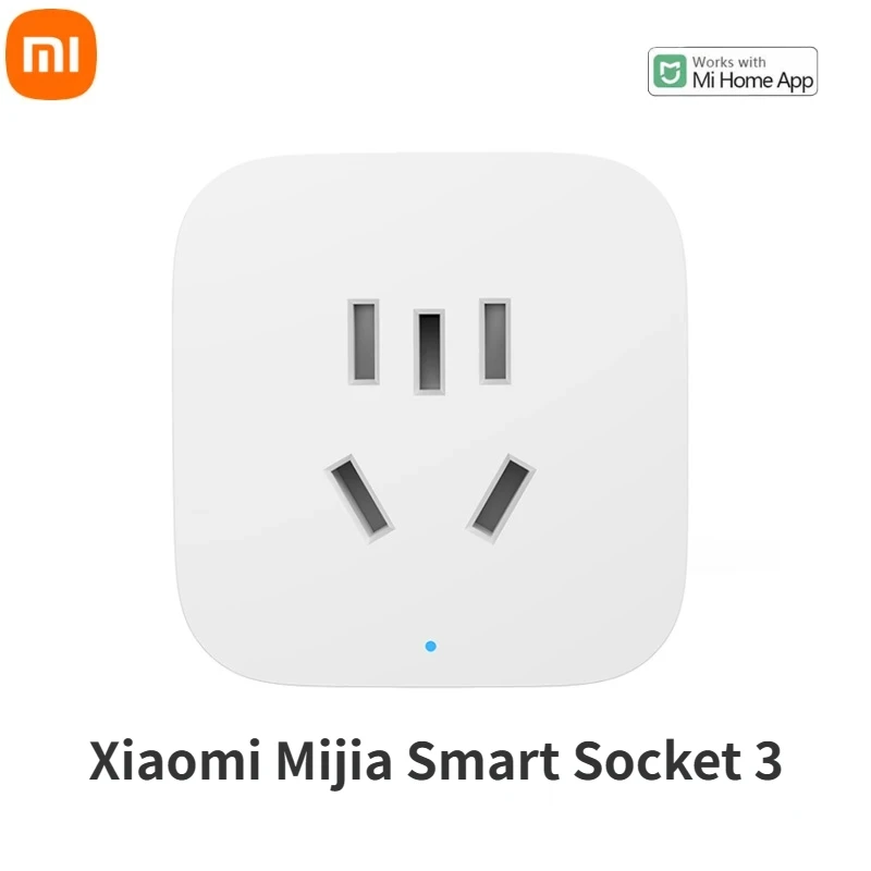 Xiaomi Mijia inteligentne gniazdo 3 WIFI wersja statystyki zasilania bezprzewodowy zdalny adapter włącza się do pracy z aplikacją Mi home