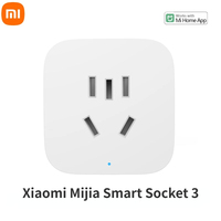 Xiaomi Mijia Smart Socket 3 WIFI Power Statistics Version Wireless Remote Control Adaptor Power On Off Work With Mi home APP