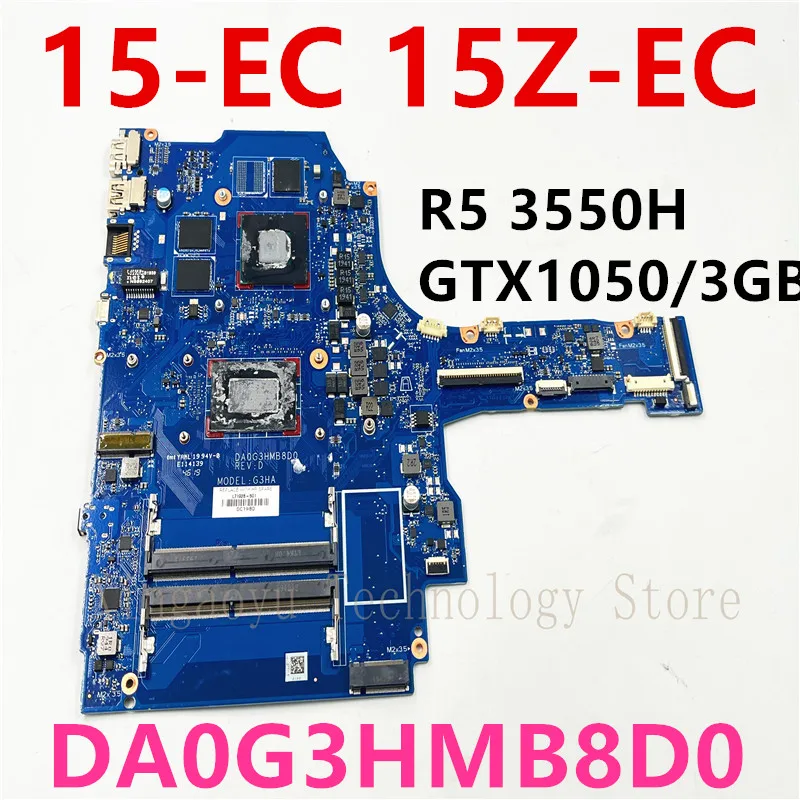 DA0G3HMB8D0 G3HA For HP 15-ec0013dx 15-EC 15Z-EC Laptop Motherboard L71928-501 L71928-601 L71928-001 With R5 3550H GTX1050/3GB