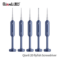 QIANLI 2D Flyfish Magnetic Screwdriver High Precision Multi Type Aluminium Alloy for Phone Watch Repair Opening Tool