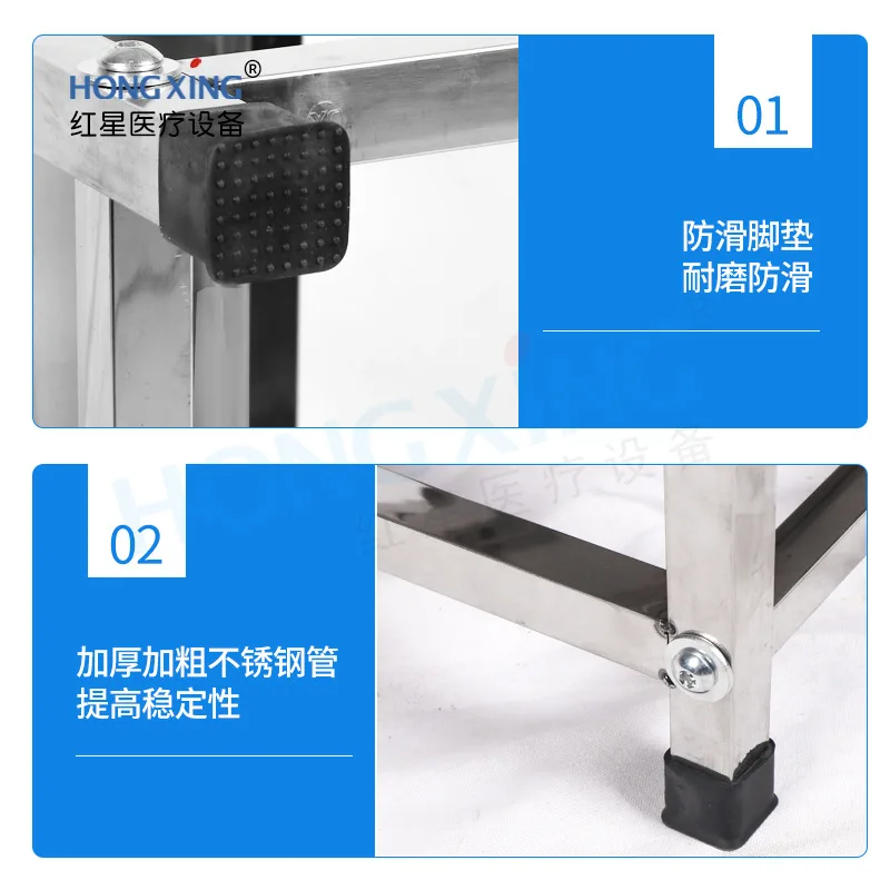 Stainless Steel Step Stool with Handle Mobile Heavy Duty Shoe Changing Pedal Bench for Home Hospital