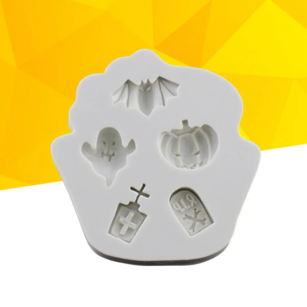 

Halloween 3D Silicone Cake Mold Pumpkin Muffin Tray for Fondant Mousse Donuts Baking Pan Tool
