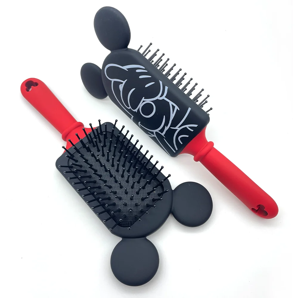 

Disney Mickey Air Cushion Hair Brush - Kids Hairdressing Tool with Massage Feature Cartoon Fashion Haircare Gift for Girls