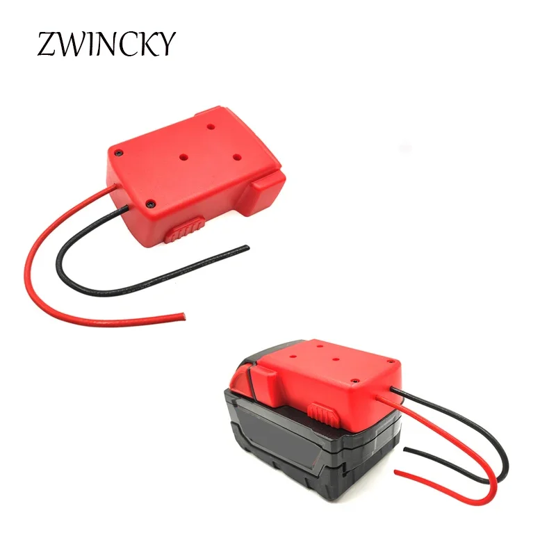 ZWINCKY محول البطارية لميلووكي بطارية ليثيوم أيون لتقوم بها بنفسك أداة الطاقة محول البطارية 12 AWG أسلاك موصل تحويل