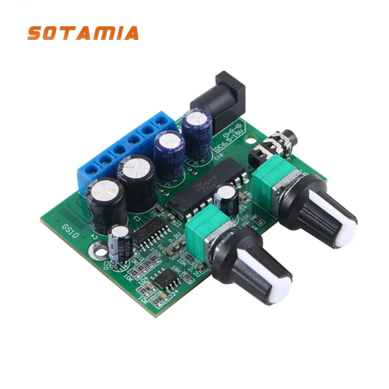 SOTAMIA 2.1 Subwoofer Amplifier Board TDA1517P Digital Audio Amplifiers Class D Sound Amplificador Speaker Home Amp 6Wx2+25W
