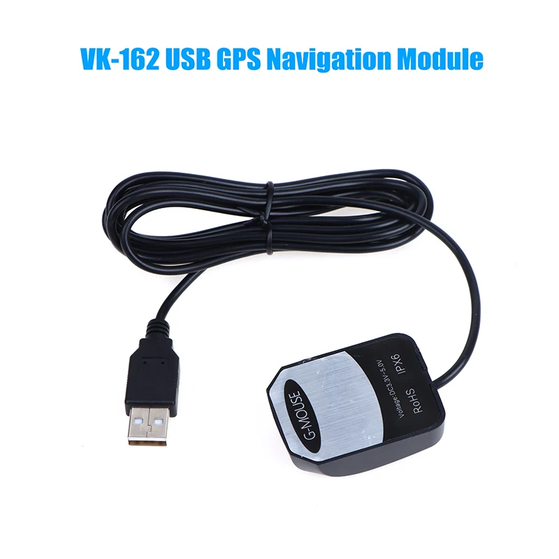 1Pc G-Mouse VK-162 GPS Receiver Laptop USB Interface Navigation Module Supports Google Earth With Antenna For GPS Navigation