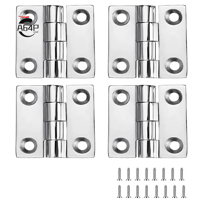 

A64P-4 шт. Сверхмощные петли для лодок из нержавеющей стали (50 мм х 50 мм) Петли морского класса