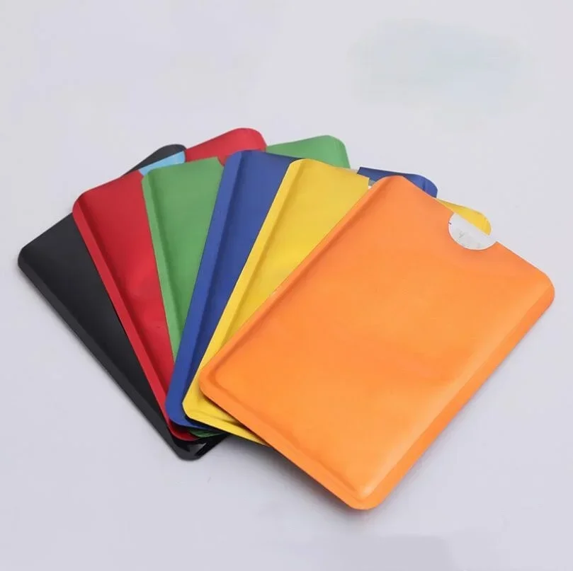 20pcs RFID Blocking Credit Card Holder Case Bag Sleeve Protector IC Bank Credit ID Card Protective Cover Case