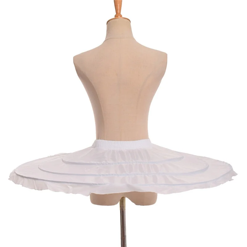 Women ballet Skirt Crinoline Hoop Bustle Tutu Skirt Petticoat