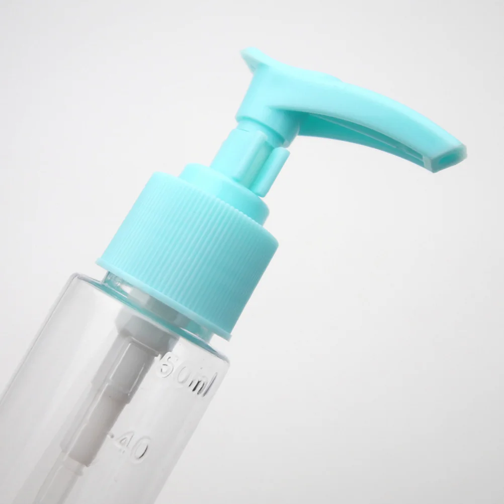 

4Pcs Liquid Soap Dispenser Bottles 50Ml Pink Blue Refillable Press Pump Container for Shower Gel Hand Wash Storage and