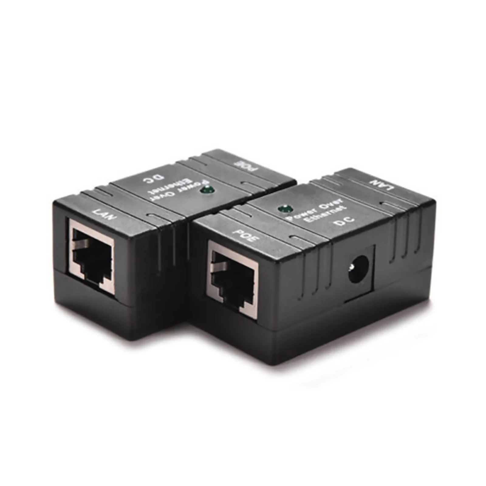 10Pcs/Set 10/100Mbp 5V-48V/2A Passive RJ-45 POE Injector Splitter Over Ethernet Adapter For Lan Network Accessories