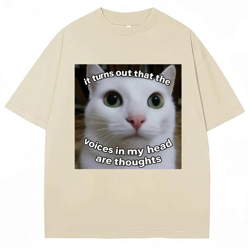 Camiseta divertida de Fan de gato, camiseta informal para mujer, ropa de mujer, moda Harajuku, ropa de calle de verano, camisetas gráficas con personalidad Y2K