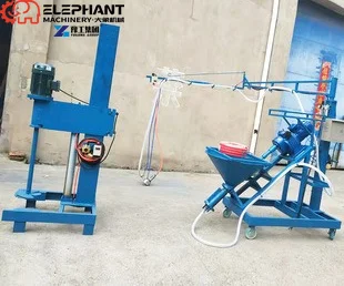Garden Artificial Rockery GRC Mortar Spraying Machine Exterior Wall Decoration GRC Fiberglass Spraying Machine