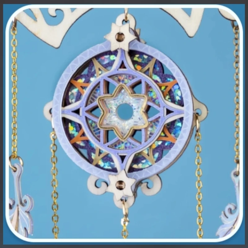 ​ 3D-Puzzle zum Selbermachen, hölzernes Fantasy-Luftschiff, zusammengebaute Mini-Modellbausätze, Kind, Erwachsene, Teenager, Geschenk, Spielzeug, Animationsderivate