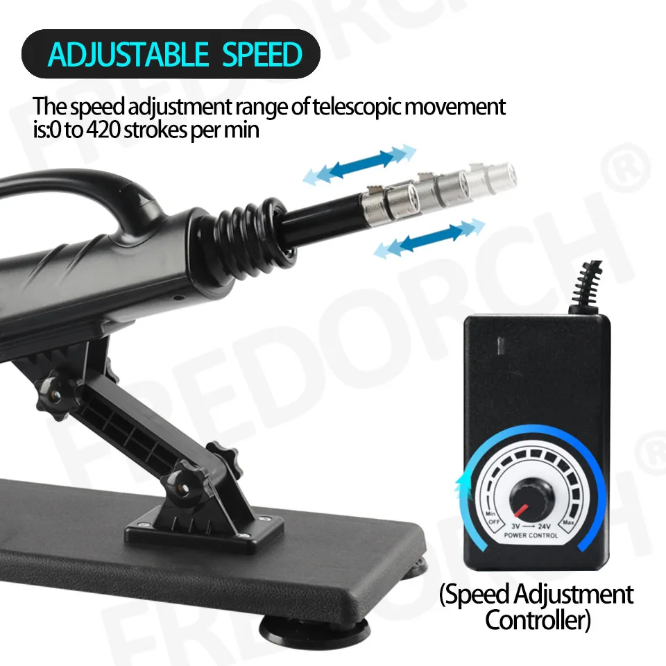 Adult's Portable Sex Machine WIth 3XLR plug Anal and Vaginal Masturbation Vibrator For Couple Adjustable speed Thrusting Machine