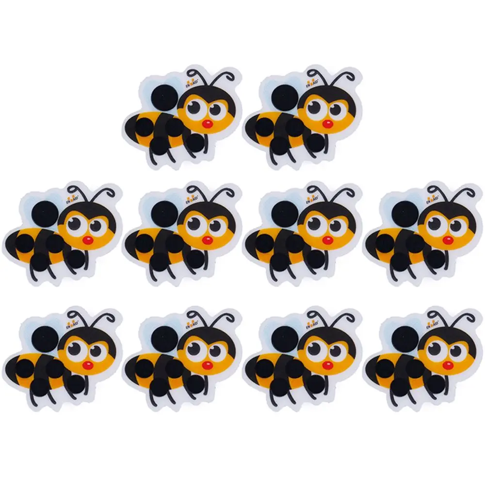 

10Pcs Animal Head Fever Detection Temperature Test Forehead Sticker Thermometer Thermometers