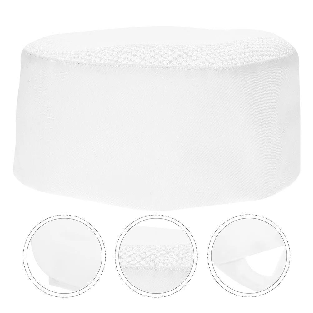 

2Pcs Chef Hats Unisex Kitchen Cooking Caps Breathable Oil Resistant for Men Women Food Service Chef Hats for Women